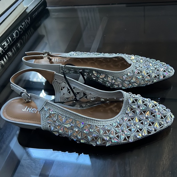 J. Renee
Hasini Satin Rhinestone Slingback Pumps - Picture 10 of 14